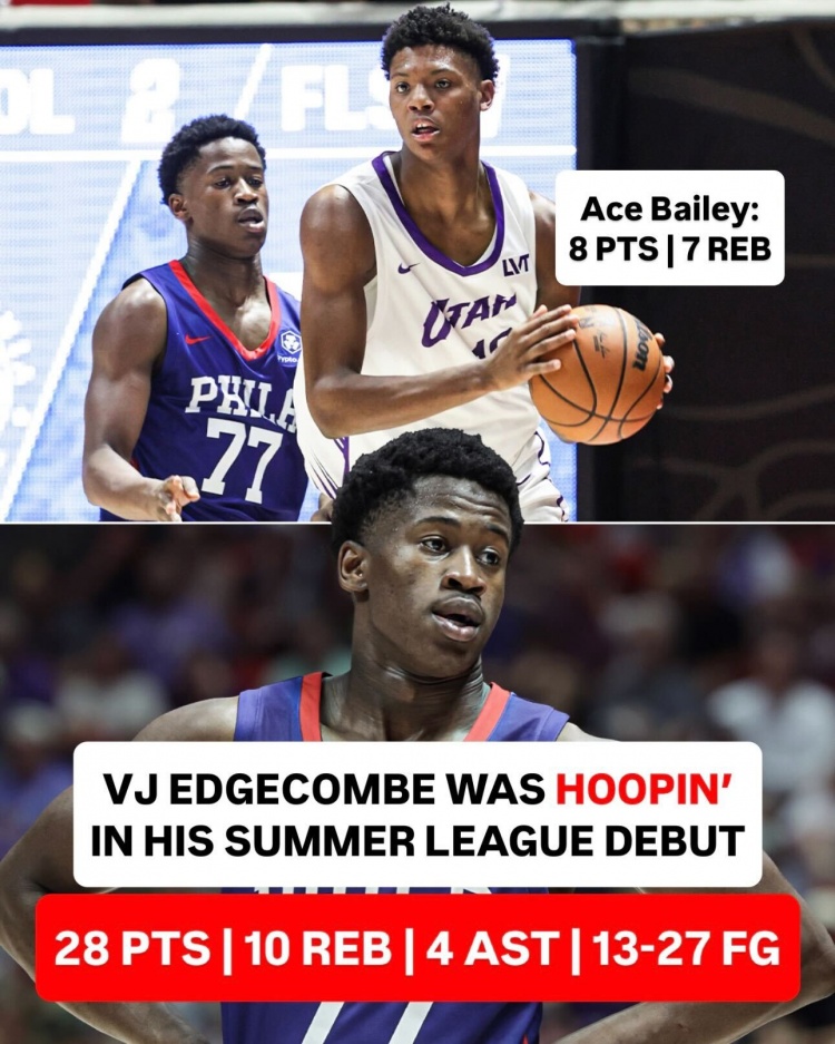 🧐美媒晒VJ和贝利数据对比：VJ在夏联首秀予取予求 他很强硬